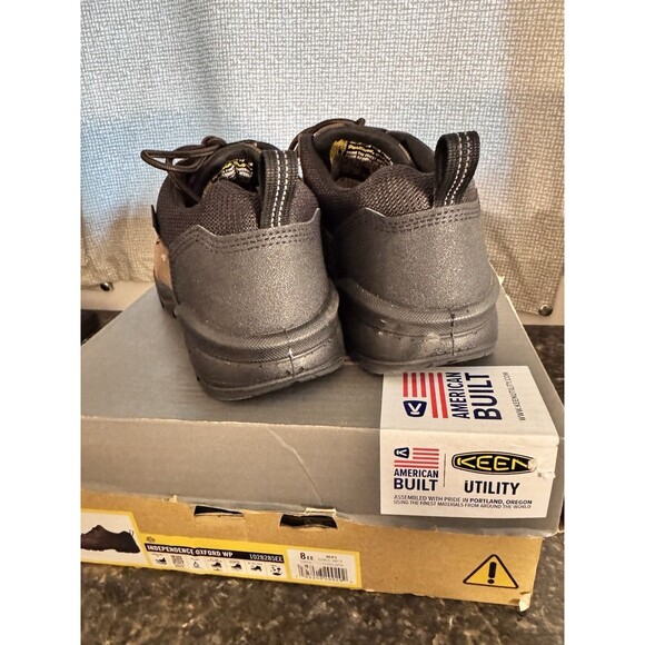 Keen Utility Independence Oxford Waterproof Carbon Fiber Toe Work Shoes 8 EE NEW